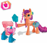 My Little Pony - Scopri il tuo Sparkle Pony: Beauty Mark Magic Sunny Starcout, Pony dallo zoccolo al cuore 7,5 cm, dai 5 anni in su, F5250, Multicolore