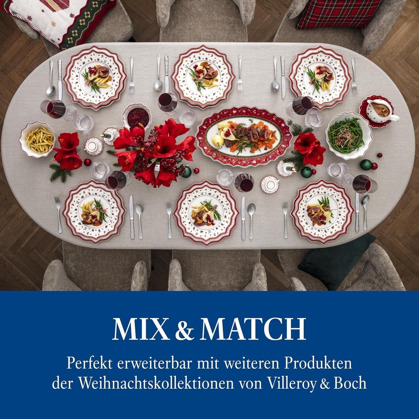 Villeroy & Boch - Toy'S Delight set cucchiaini caffè 6 pezzi Silver Platinum, lavabili in lavastoviglie Kitchen Naty Shop