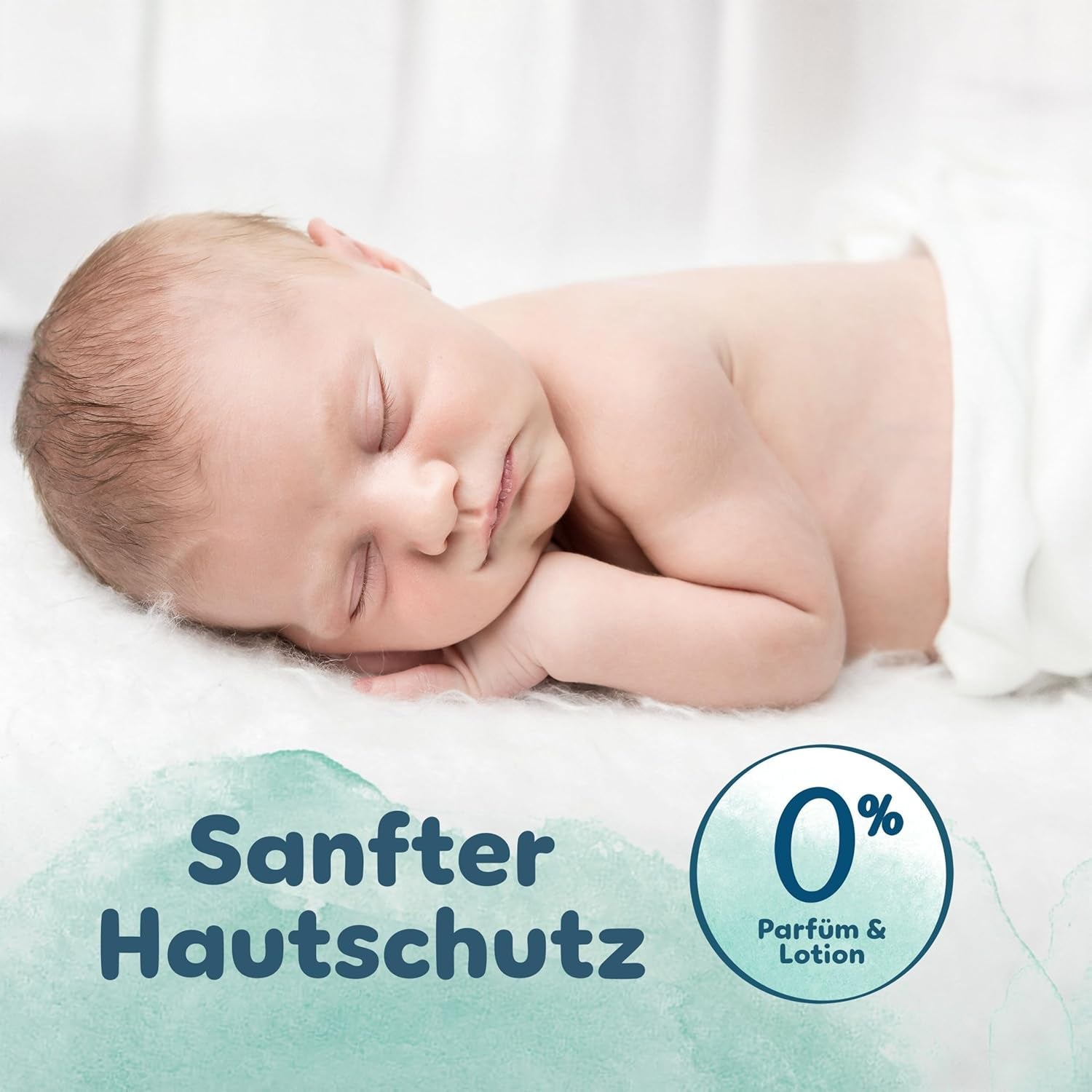 Pannolini Pampers Harmony taglia 2, 204 pannolini, 4kg-8kg, protezione delicata della pelle con protezione Pampers al 100%