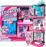 Zoobles Magic Mansion Casa da sogno trasformabile di 6 stanze, scivolo e accessori