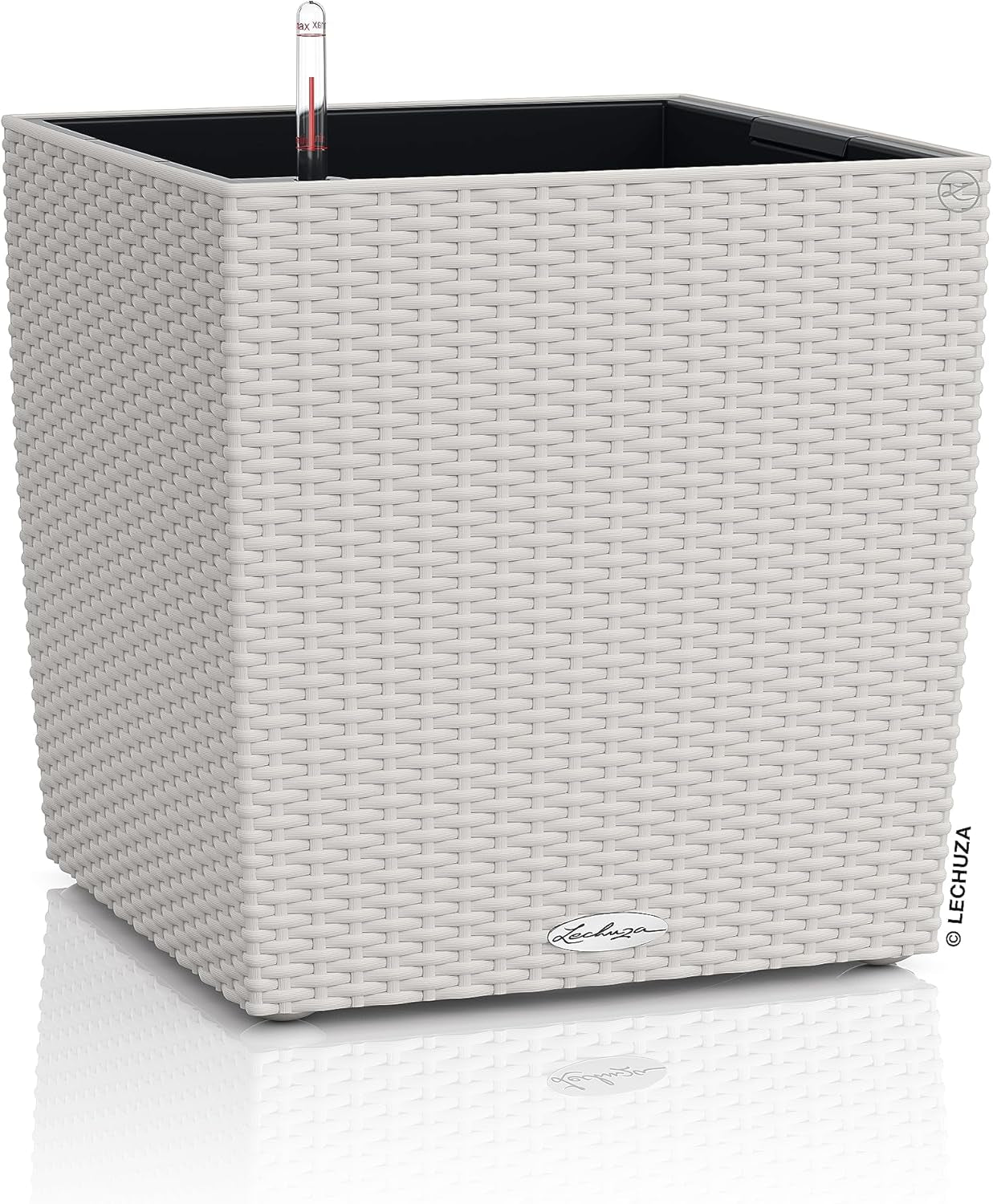 LECHUZA CUBE Cottage 30 granito 15372