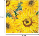 Tovaglioli di carta girasole, confezione da 20 pezzi