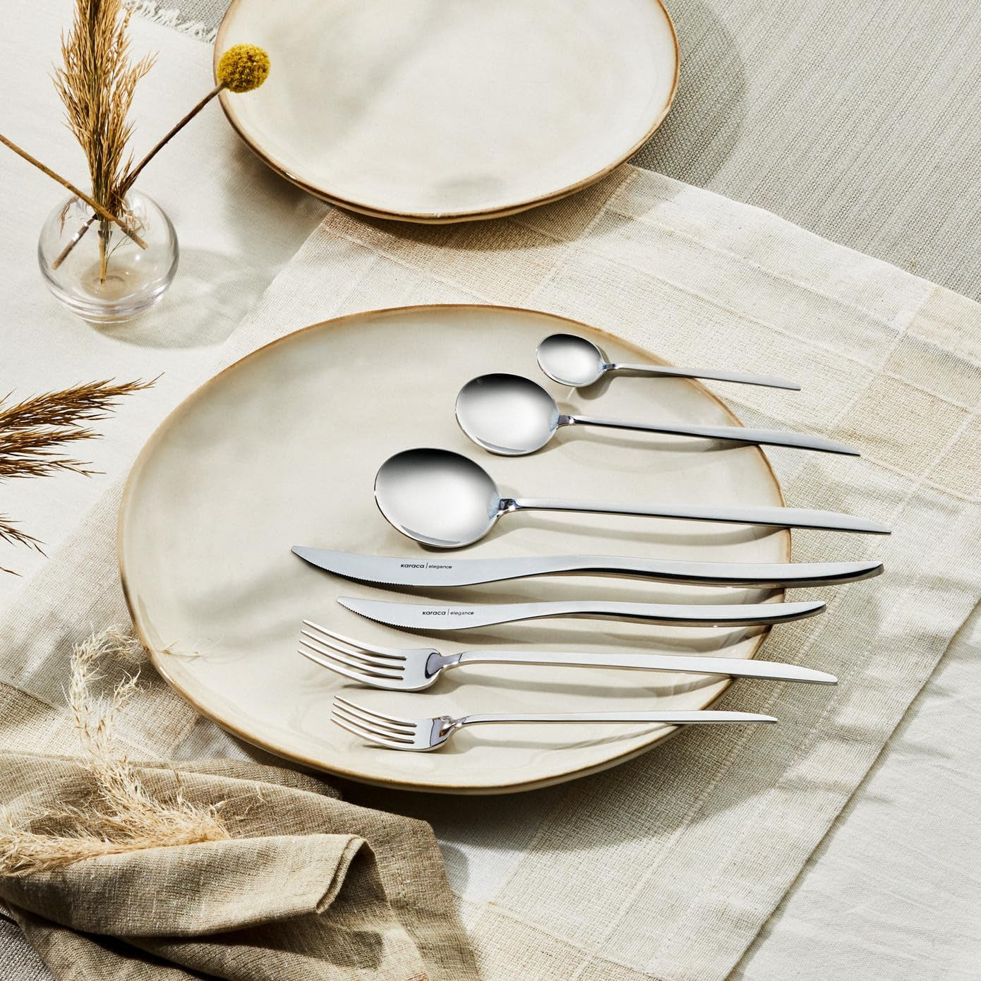 Karaca Amour, set 84 posate per 12 persone Kitchen Naty Shop