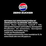Pepsi Zero Sugar, Bevanda analcolica senza zucchero di Pepsi, senza calorie, set 6 x 1,75 litri Bevande analcoliche Naty Shop