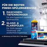 Finish Deep Machine Cleaner Citrus - detergente liquido per macchine contro calcare e grasso per una lavastoviglie pulita - confezione economica Naty Shop