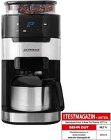 Macchina per caffè espresso termica GASTROBACK Grind & Brew Pro, argento, nero