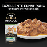 Alimento umido sterilizzato Pro Plan per gatti adulti con pulcini, confezione da 26 (26 x 85 g)