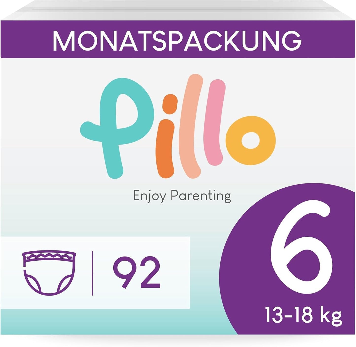 Pannolini Pillo, Taglia 7, 84 Pezzi, 4 Confezioni da 21 Pannolini Ciascuno, Taglia 7 - XXL (15+ kg) - Pannolini per bambini