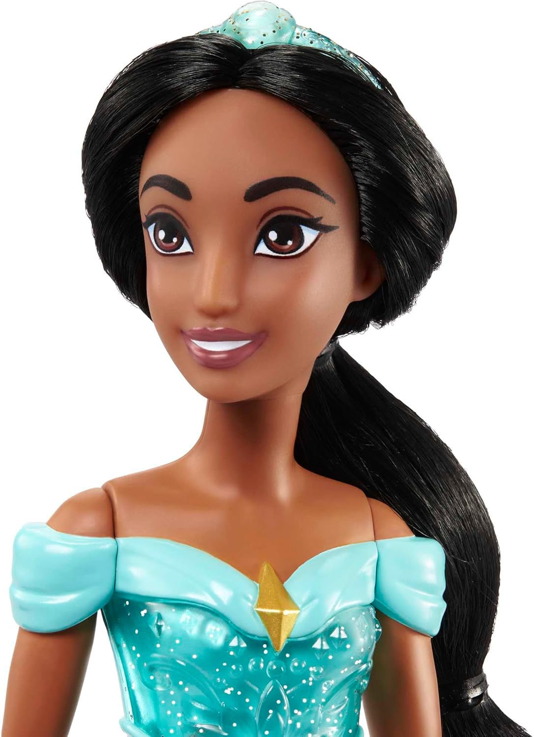 Mattel Disney Princess Toy Jasmine Fashion Bambola mobile con vestiti scintillanti e accessori Regalo ispirato ai film Disney per bambini HLW12 Naty Shop Dolls