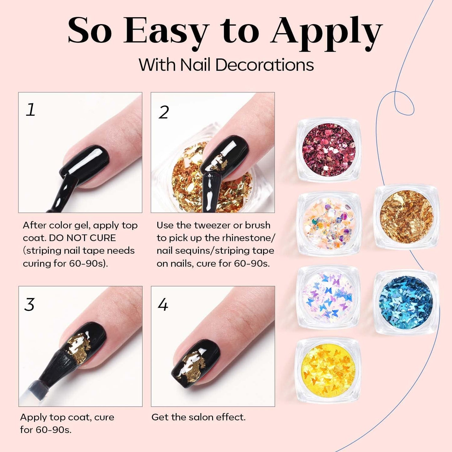 Modelones Set Smalti Gel per Unghie 35 Pezzi, Set Smalti Gel UV con Lampada da 48 W, Set Smalti Gel per Unghie Nude Marrone Bianco Rosa, Set Smalti Gel UV con Base Top Coat Set per Unghie