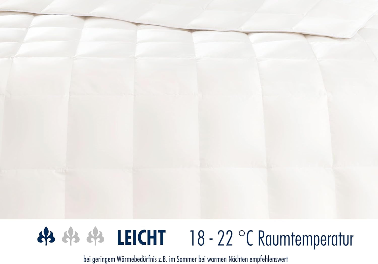 Piumino Irisette Nora Piumino estivo leggero con fodera in cotone 100%, imbottitura in piuma 100% classe I, 135 X 200 cm, certificato Oeko-Tex, prodotto secondo lo standard di qualità tedesco. Piumini e trapunte Naty Shop