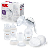 Set per tiralatte manuale NUK, morbido cuscino in silicone, 2 biberon perfettamente combinati, 150 ml Accessori Alimentazione e allattamento Bebe Naty Shop Handmilchpumpe Set