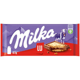 Milka LU – Cioccolato al latte alpino con croccanti biscotti LU – 87g