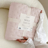 Molly Elegante copriletto in rosa cipria 170 x 210 cm Copriletto versatile come copriletto o divano Coperta per letto e divano Stile coperta Ideale come copriletto Letti e coperte Besuche den ROOM99-Store