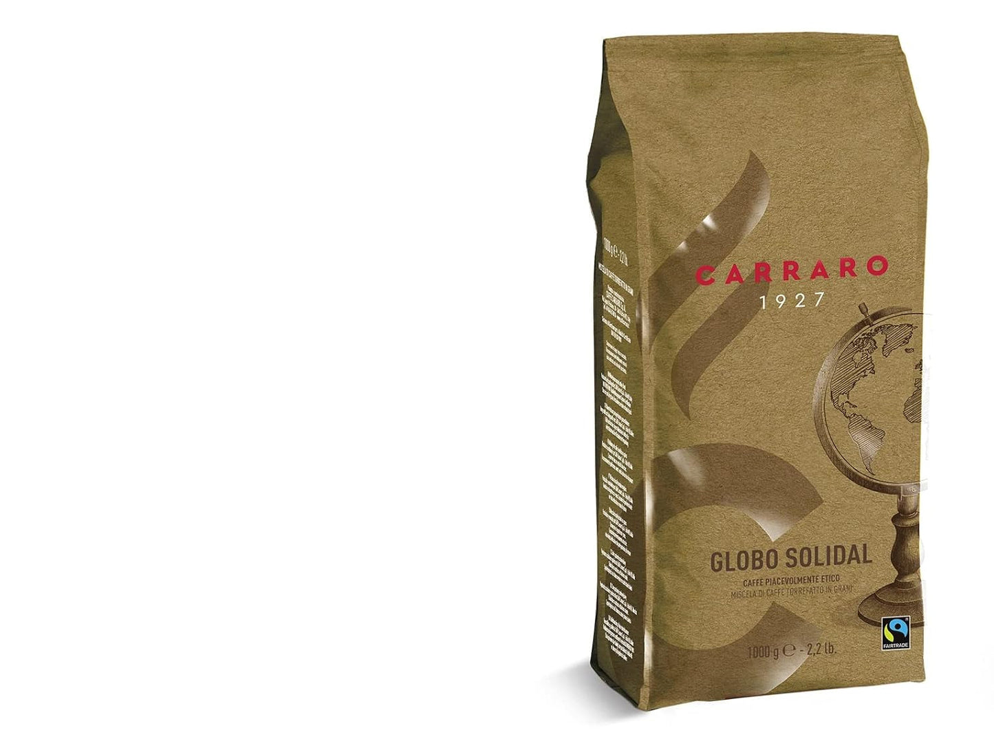 Globo Solidale Caffè in grani Fairtrade 1KG