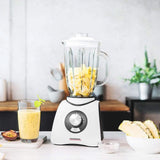 Gastroback 40898 Vital Basic, con funzione Ice-Crush integrierter, Leistungsstarker 600 Watt Motor Mixer, Kunststoff, 1,5 Litri, Bianco Kitchen Naty Shop