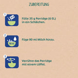 Milupa Baby Porridge - Porridge di avena e frutta da 10 mesi a 3 anni Alimenti per bambini 1 x 400 g (confezione da 2)