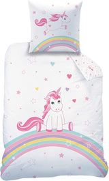 Biancheria letto per bambine, Unicorno, cotone Biancheria letto - bambini Naty Shop