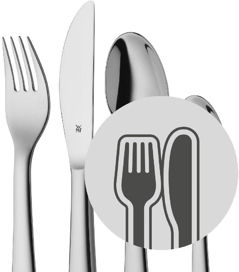 WMF Animals set posate in acciaio inox per bambini, 4 pezzi, lucido Cromargan Kitchen Naty Shop