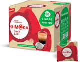 Gimoka Kompostierbare Kaffeepads, Gran Bar Intenso Kaffeemischung, Intensität 12-100 Pads - Compatibile con il sistema ESE Papier Pads 44 mm
