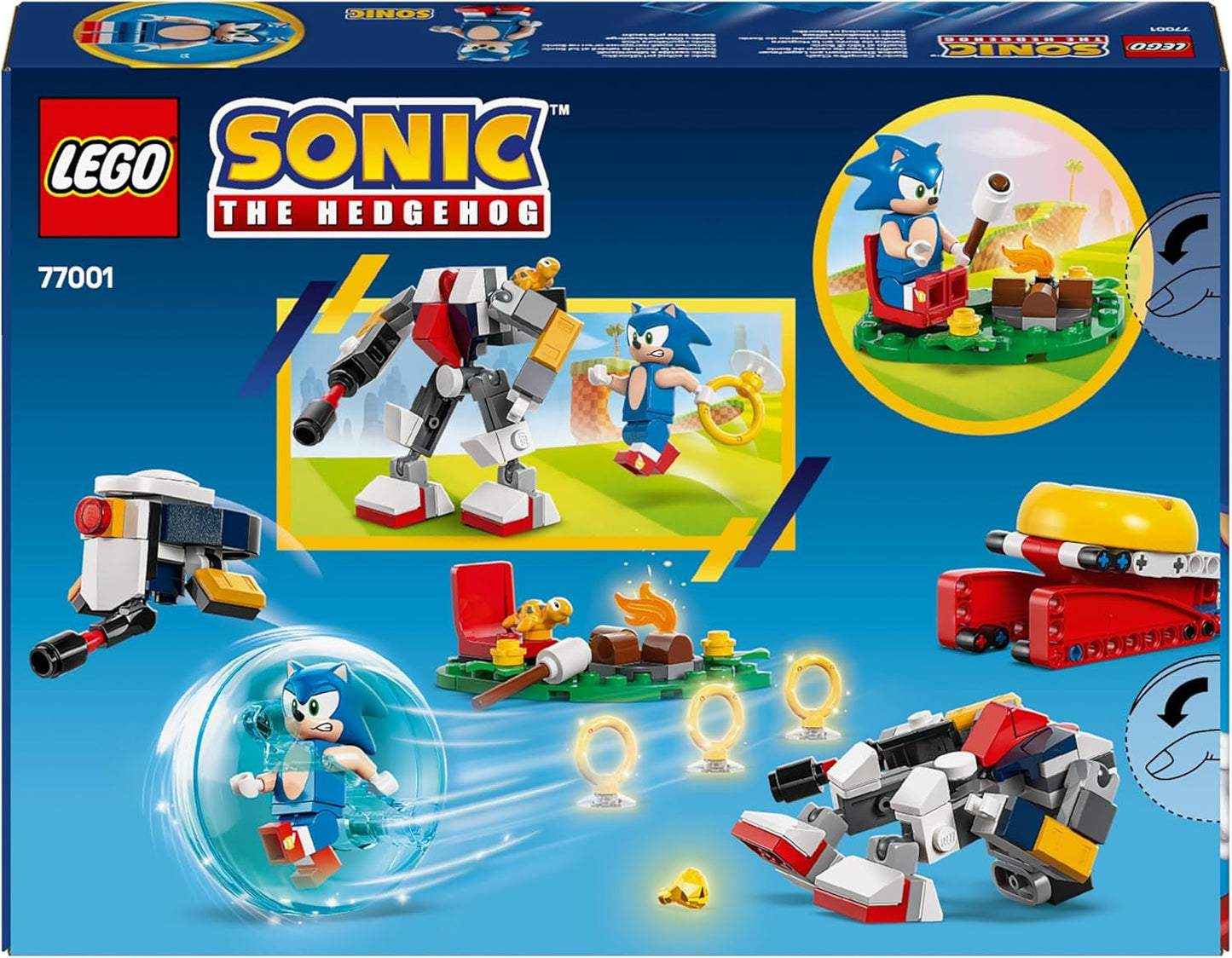 LEGO Sonic the Hedgehog Sonics Resa dei conti al falò Gioco giocattolo per bambini e appassionati di videogiochi Set da costruzione per ragazzi e ragazze Set di avventure di 7 anni Set da collezione 77001 Beuche den LEGO-Store