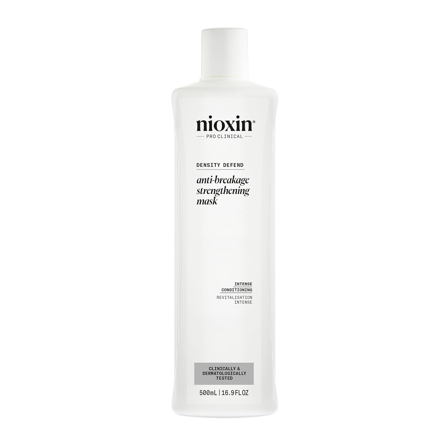 Nioxin Density Defend Anti-Breakage Strengthening Hair Mask - Maschera idratante per capelli contro la rottura dei capelli, cura dei capelli senza risciacquo con vitamina C Maschera per capelli Naty Shop 500 ml (1 confezione)