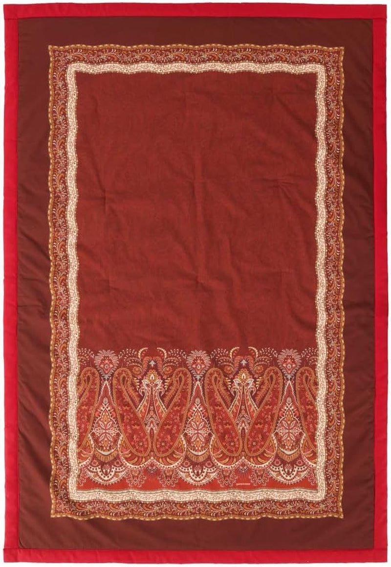 BASSETTI cotone quadri SABBIONETA colore BLU B3 misura 135X190 Piumini e Trapunte Naty Shop Bordeaux 135X190