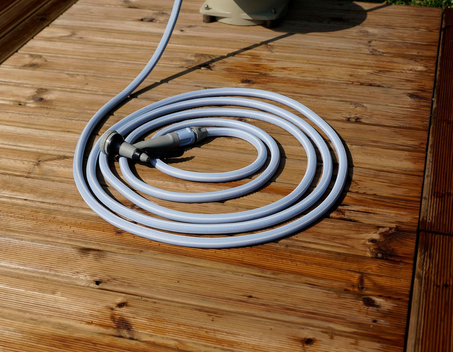 Tubo da giardino estensibile fino a 7,5 metri, 1/2" (12,5 mm), con doccetta e 8 funzioni, Idroeasy