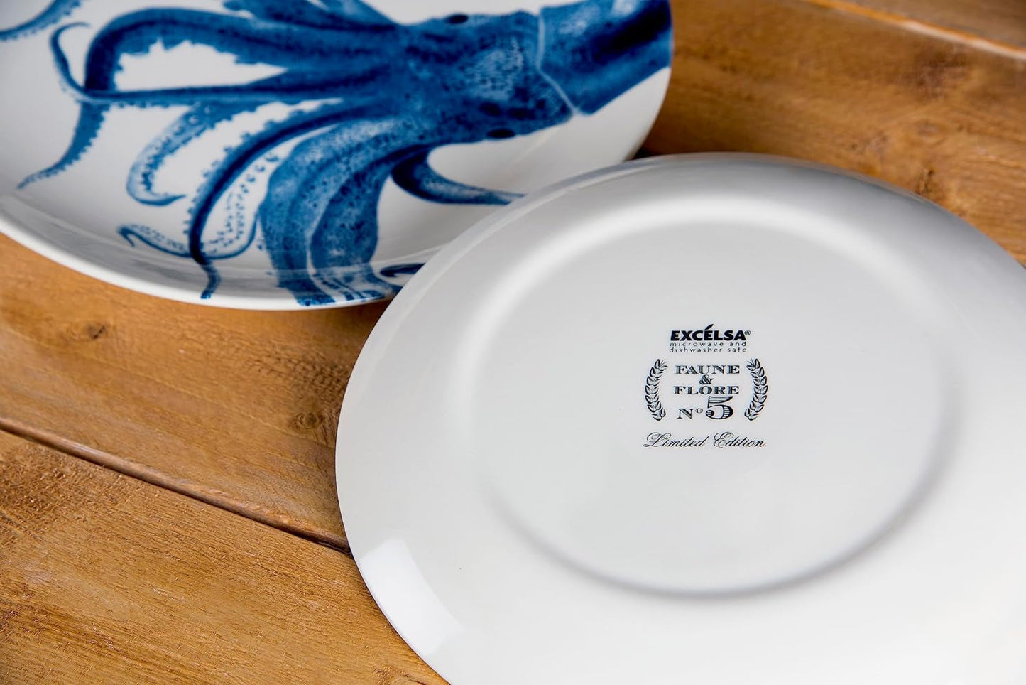 Piatto Excelsa Flora & Fauna, ceramica, multicolore