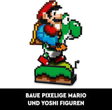 LEGO Super Mario World: set da collezione Mario e Yoshi Nintendo, pixel figure, modello da costruire ed esporre, decorazioni per la casa e oggetti da collezione, kit modello e regalo per fan adulti 71438 Set da costruzione Acquista il negozio LEGO