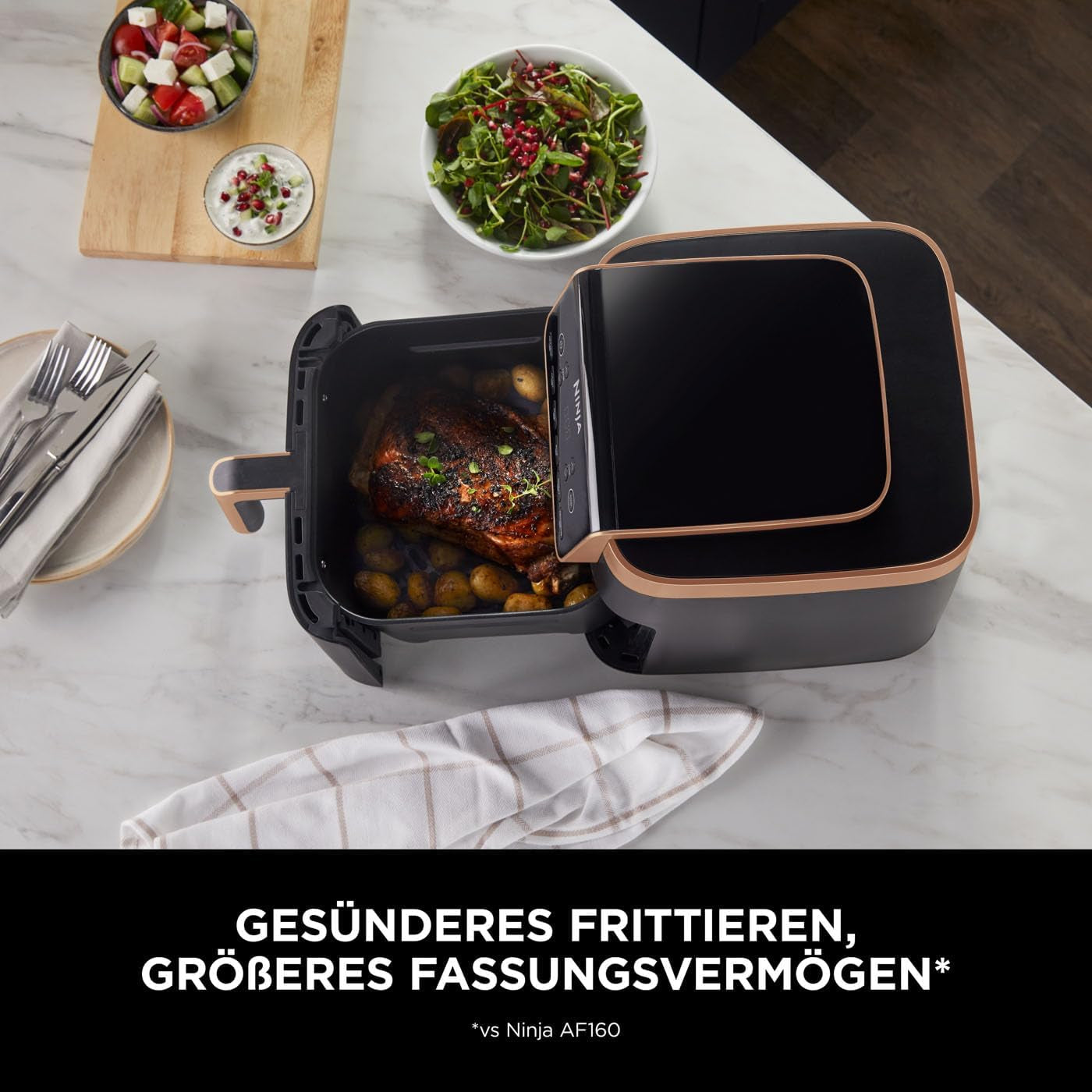 Friggitrice ad aria Ninja MAX PRO AF180EUCP, 6,2 litri, senza olio Naty Shop Appliances