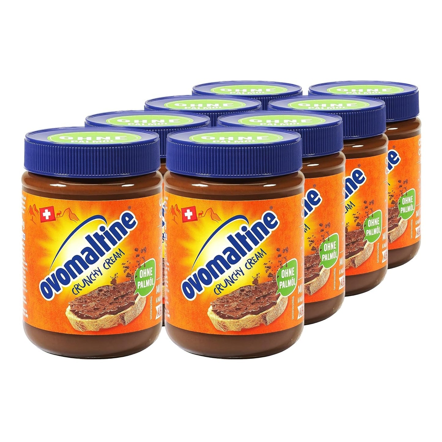 Ovomaltine OVO BREAK Barretta Wafer e Cioccolato - uno snack croccante dal gusto inconfondibile della nostra apprezzata Creme Crocante, naturalmente senza olio di palma (4 x 39g)