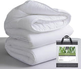 Tural - Trapunta 150 X 220 cm con trattamento Aloe Vera, imbottitura in fibra 300 G/M², morbida, traspirante, certificata Oeko-Tex (bianco, letto 90 cm) Trapunte e trapunte Naty Shop 220X220