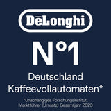 De'Longhi Magnifica Evo Next - Perfetto Espressore completamente automatico con montalatte LatteCrema, 13 bevande one-touch, macchina per caffè e cappuccino, touch screen a colori, titanio (ECAM312.80.TB)