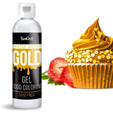 Colorante alimentare in gel - Colorante alimentare in gel altamente concentrato per torte, dolci, uova di Pasqua, bevande - Colorante alimentare senza zucchero per fondente, glassa, slime, decorazione di torte (Red Velvet, 150G)