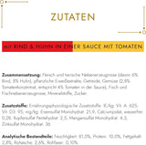 Gourmet Gold Délicatesse en Sauce alimento umido per gatti con manzo e pollo, confezione da 12 (12 x 85 g)