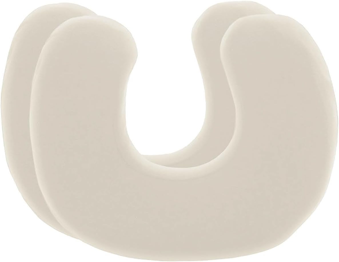 Federa nera, confezione doppia, perfetta per cuscini collo ANDAR, cotone makò (doppio jersey), non stirare e asciugare in asciugatrice, set di 2 federe con cerniera, Cuscini ortopedici cervicali certificati Oeko-Tex Naty Shop Avorio-bianco / Avorio