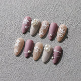 JMEOWIO 3D Nagelsticker Weiße Blumen Nail Art Sticker Self-klebend Nagelaufkleber 5D Stereoscopico Decorazione Nageldesign Zubehör 1 Blatt