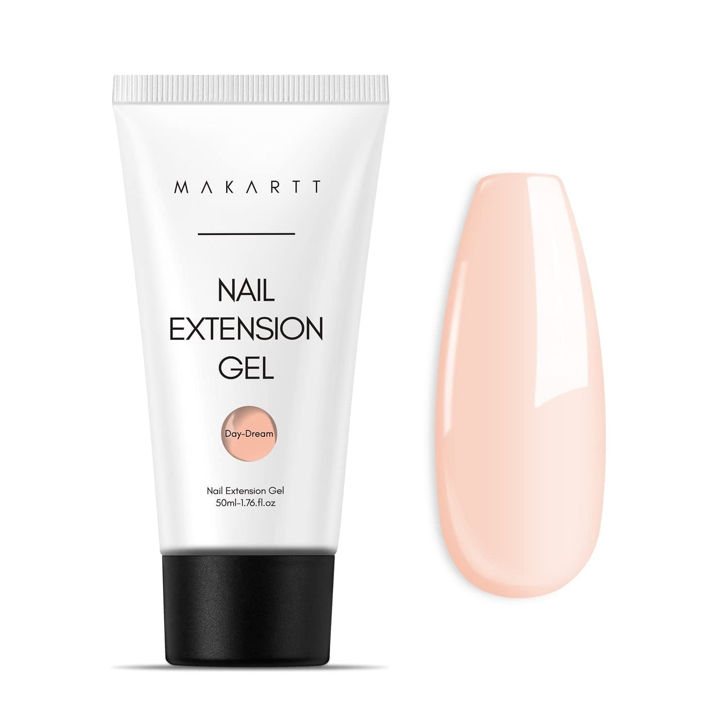 Makartt Poly Nail Extension Gel - Gel per extension acrilico, Gel rinforzante per unghie, Decorazione per unghie, 50 ml (Viola)