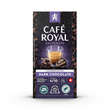 Café Royal aromatizzato al cioccolato fondente, 100 capsule per macchina da caffè Nespresso - 4/10 intensità - zertifiziert UTZ, in alluminio e lungo 36 capsule per macchina da caffè Nespresso - 4/10 intensità
