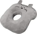 Cuscino per dormire da ufficio in cotone memory, carino per il foro dell'orecchio, morbido cuscino per dormire, per dormire sul lato, per donne, ragazze, bambini (gattino grigio) Cuscini ortopedici cervicali Naty Shop Kitten Grey