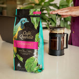 Cafe Quindio Gourmet - Caffè Speciale - 100% Arabica in grani, Colombia, 250g - ideale per macchine portafiltro, macchine completamente automatiche, caffè filtro o French press