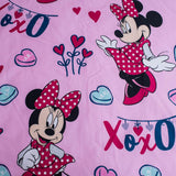 Biancheria da letto Disney, Minnie Mouse rosa baby, 100% cotone con cerniera - Kids Naty Shop