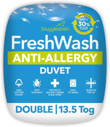 Trapunta per allergie Snuggledown Freshwash, 13,5 Tog Winter Warm, cotone, bianco, letto singolo Piumini e trapunte Naty Shop 10 X 200 X 200 Cm 13,5 Tog