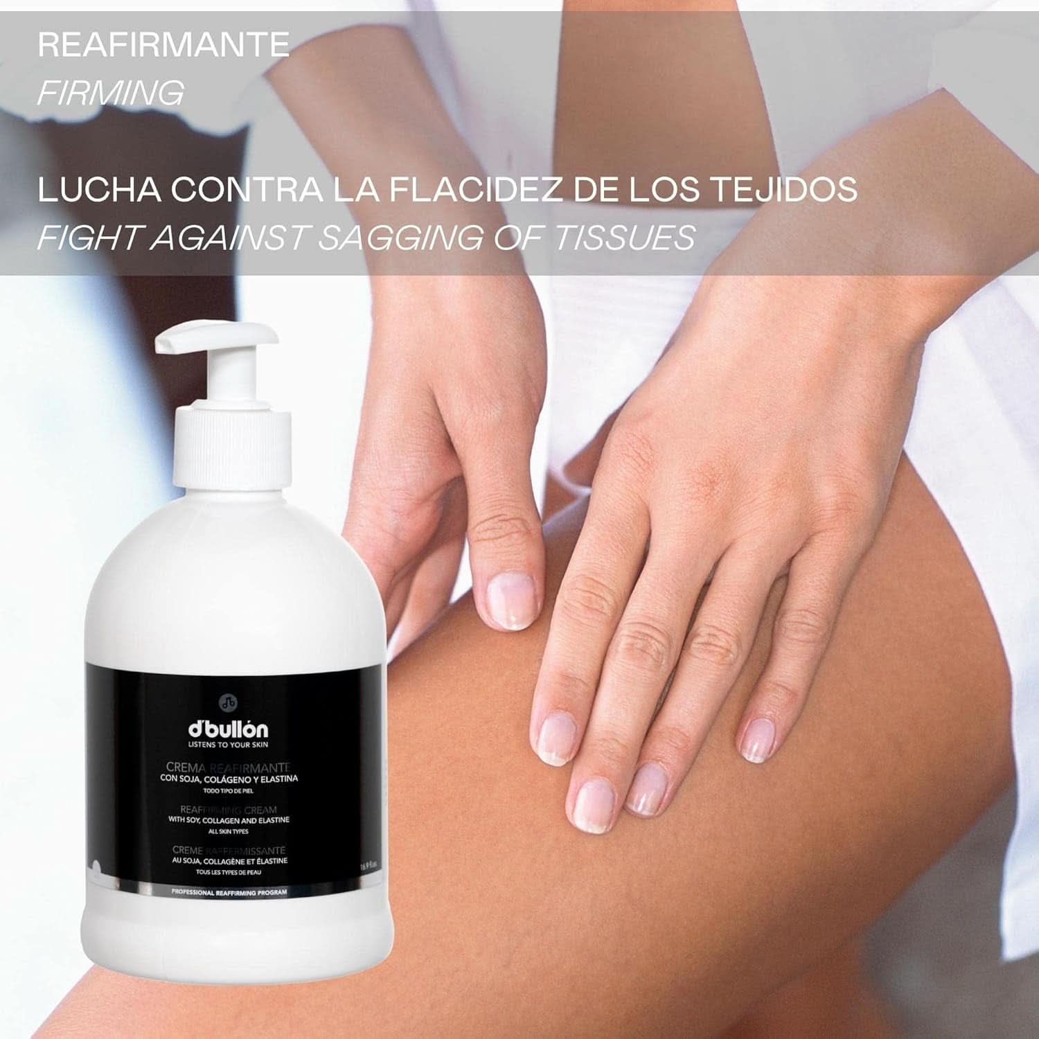 D'Bullón Crema rassodante seno professionale con soia, collagene ed elastina - 200 ml Cosmetici e Bellezza Naty Shop