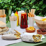 Tavolo gentile | Confezione sfusa da 100 tovaglioli morbidi in carta riciclata Tovaglioli usa e getta marroni per feste adatti per l'uso quotidiano Ecologici Kraft non sbiancati compostabili Made in EU 2 veli 33 cm