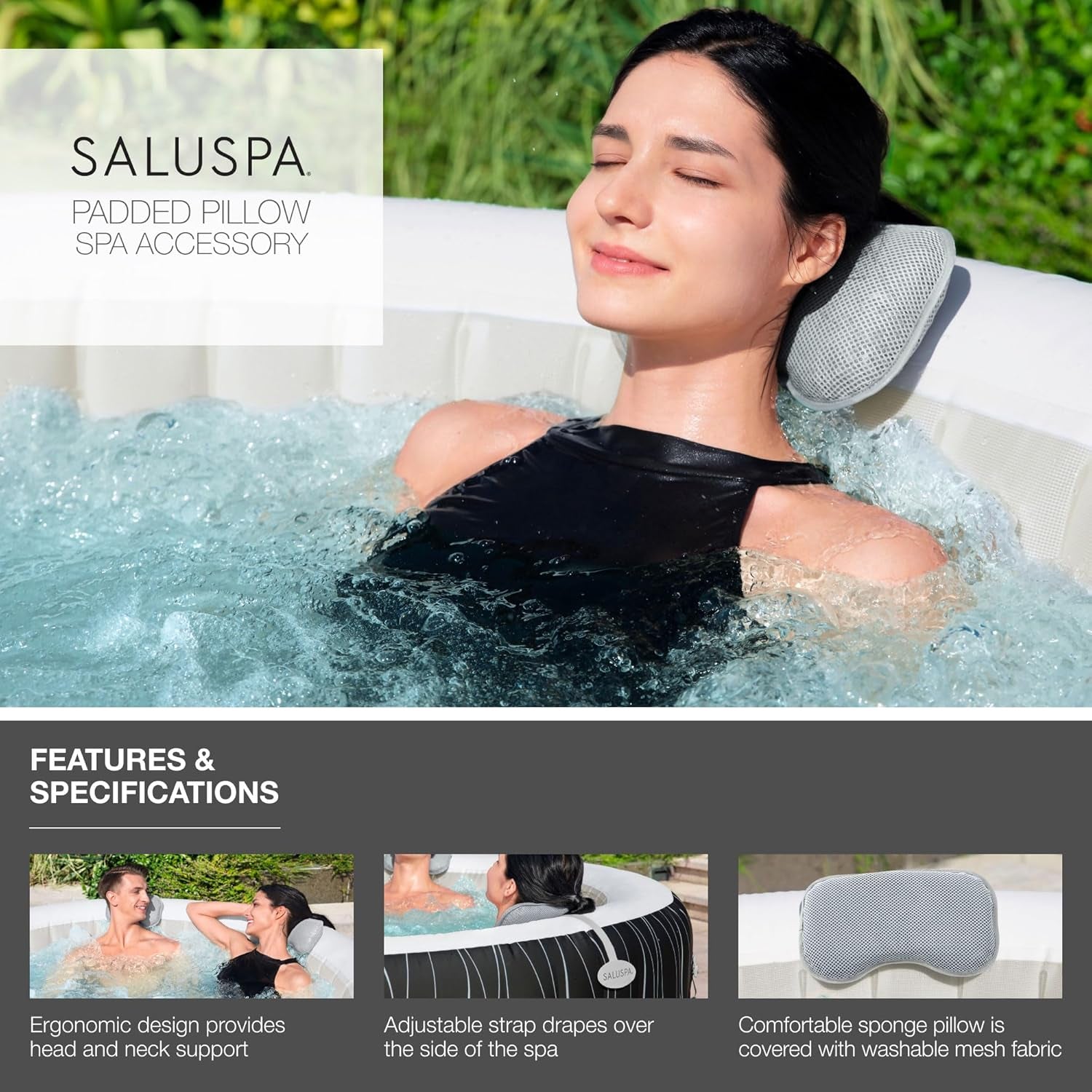 Bestway 1060316NAX22 Spa e accessori, grigio