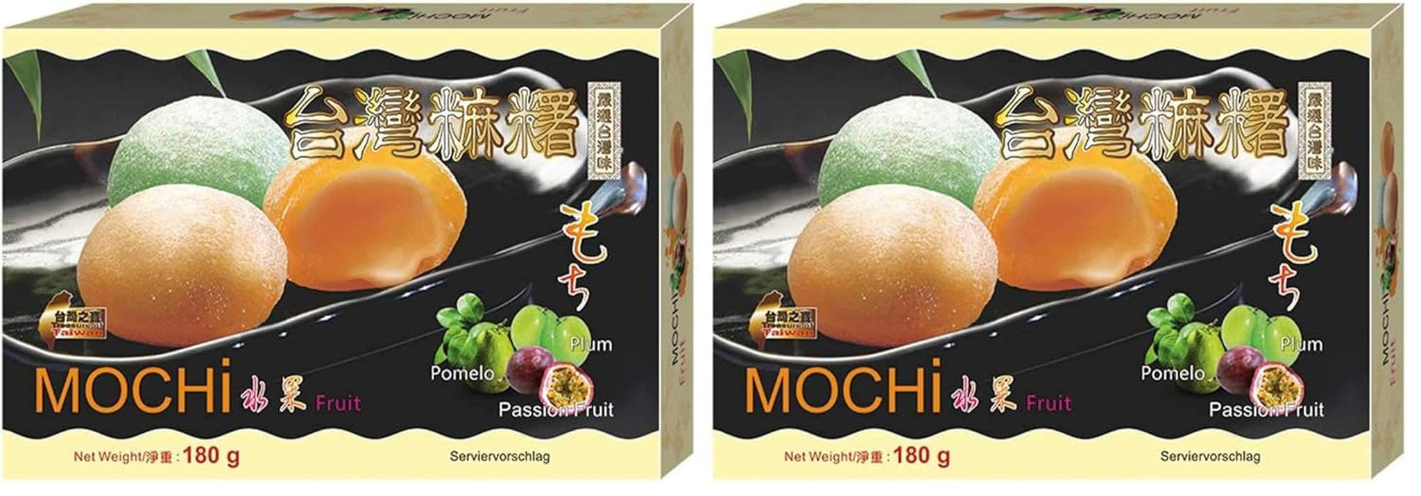 Mochi, mix di frutta, 1 x 180 g