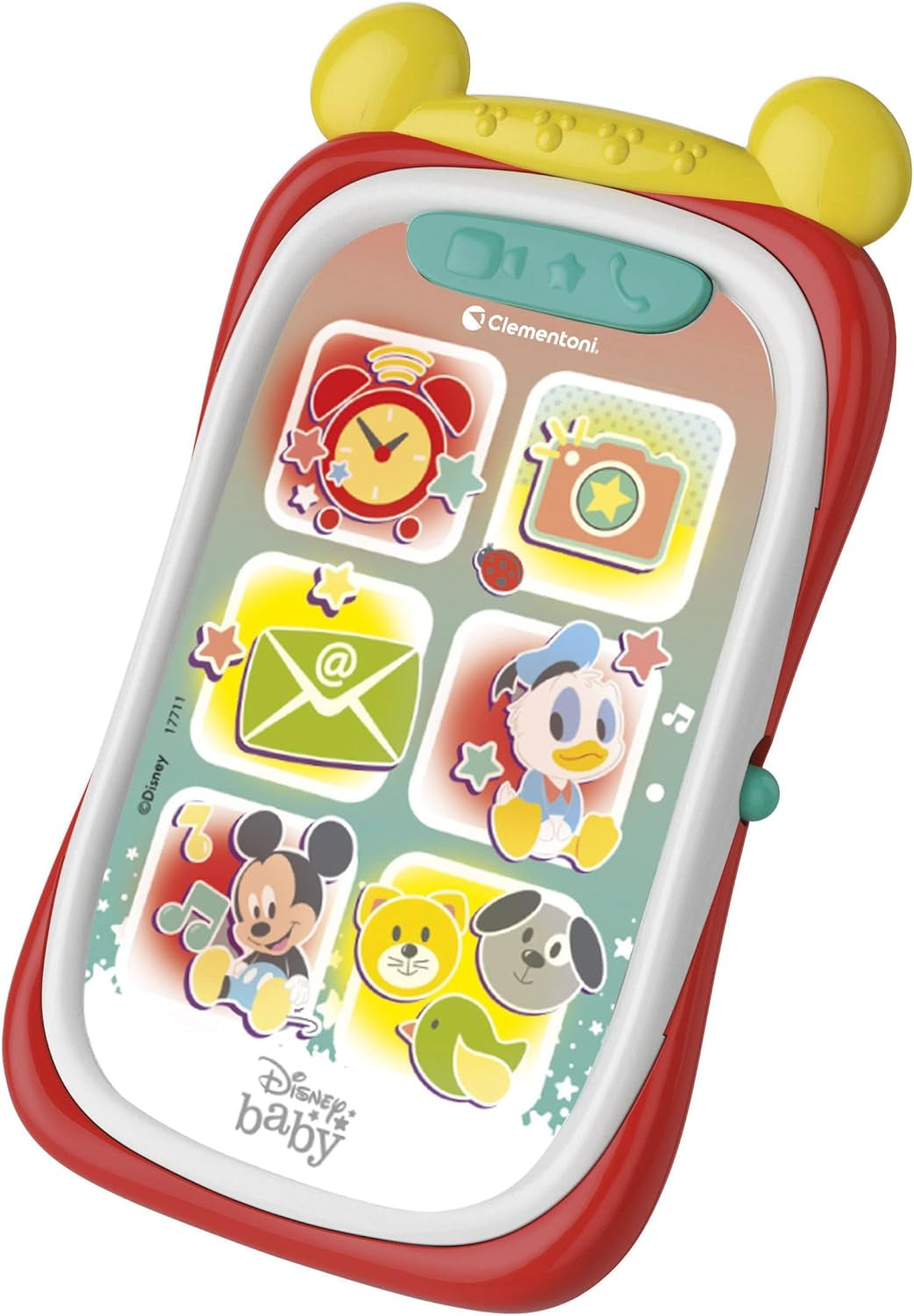 Clementoni 17711 Disney Baby Baby Topolino Smartphone, Cellulare per Bambini con Effetti Luminosi e Sonori, Giocattolo Interattivo per Bambini 9-36 Mesi, M, Multicolore Bebe Toys Naty Shop Titolo predefinito
