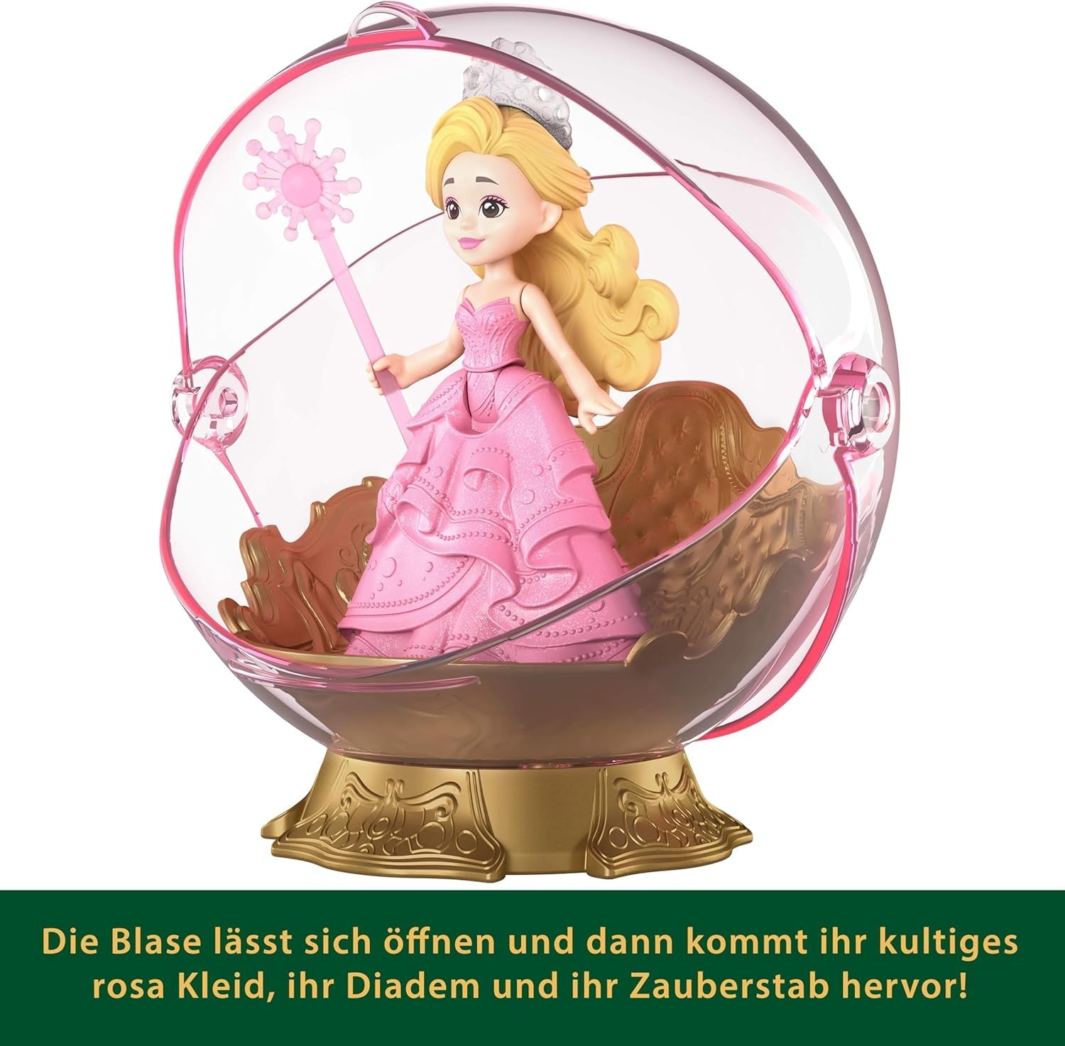 Mattel Universal Pictures Evil Glinda Bolla Galleggiante, Mini-Bambola e Veicolo Glinda Ispirata al Film Familiare, JFM25, [Multicolore]